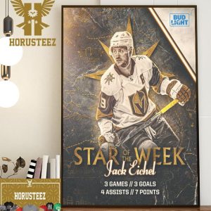 Jack Eichel Doing Superstar Things Home Decor Poster Canvas