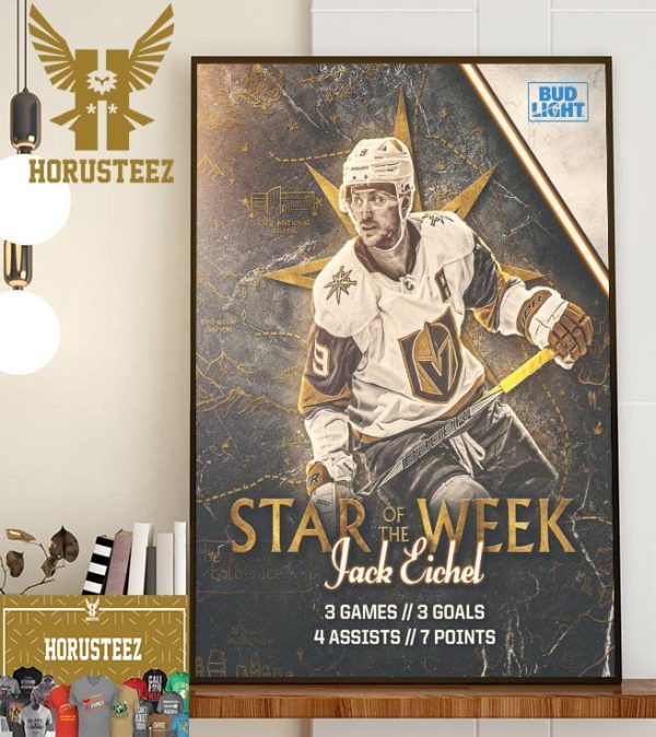 Jack Eichel Doing Superstar Things Home Decor Poster Canvas
