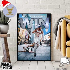 Jalen Brunson Great Performance Help New York Knicks Beat The Milwaukee Bucks NBA Official Poster