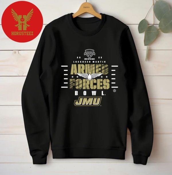 James Madison Dukes 2023 Armed Forces Bowl At Amon G Carter Stadium Unsiex T-Shirt