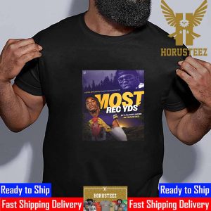 Justin Jefferson Passes Randy Moss For The Most REC YDS Unisex T-Shirt