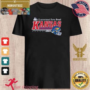 Kansas Jayhawks 2023 Guaranteed Rate Helmet Unisex T-Shirt