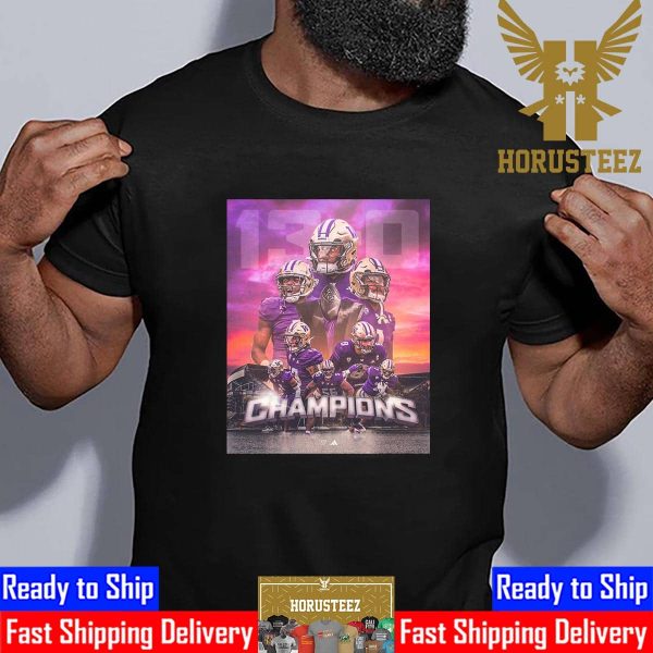 Kings Of The West Washington Huskies 2023 Pac-12 Football Championship Game Champions Unisex T-Shirt