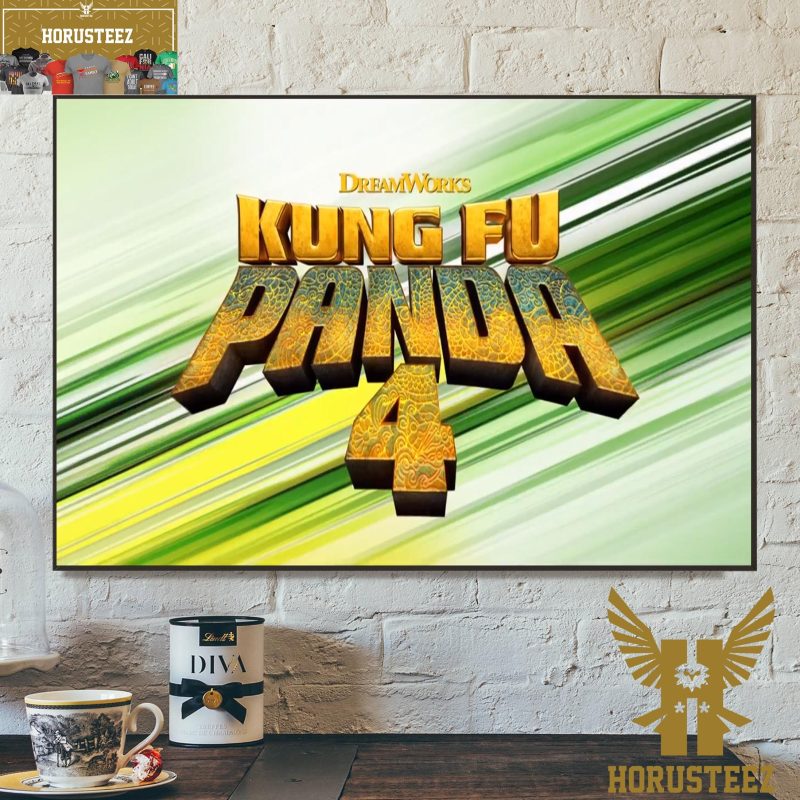    Kung Fu Panda 4 Official Trailer 2024 Of DreamWorks Poster Movie Home Decor Poster Canvas 800x800 