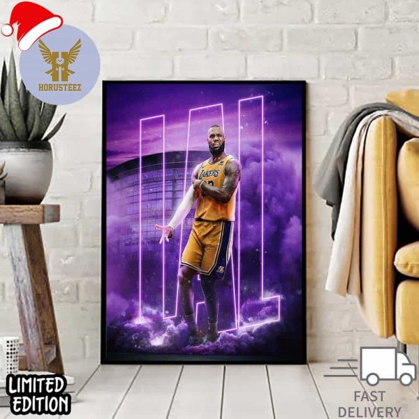 LeBron James Great Performance Help Los Angeles Lakers Beat The Oklahoma City Thunder NBA Official Poster