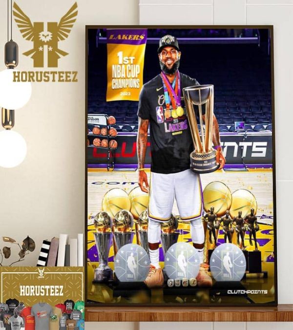 LeBron James Wins The NBA In-Season Tournament MVP Home Decor Poster Canvas