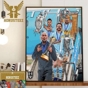 Manchester City Cap Off Their Incredible Year With Their First Club World Cup Title Home Decor Poster Canvas