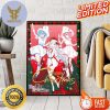 Merry Christmas 2023 By My Hero Academia Home Decor Poster