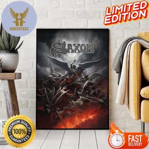 Merry Christmas 2023 From The Mighty Saxon Home Decor Poster