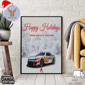 Merry Christmas And Happy Holidays From Axalta Racing NASCAR Official Poster