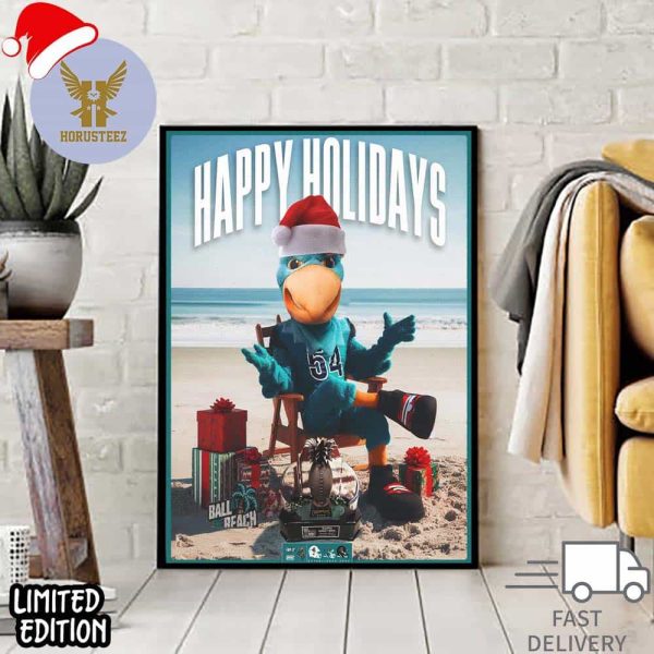 Merry Christmas And Happy Holidays From Coastal Carolina Chanticleer Official Poster