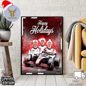 Merry Christmas And Happy Holidays From Everyone At The Haas F1 Team Official Poster