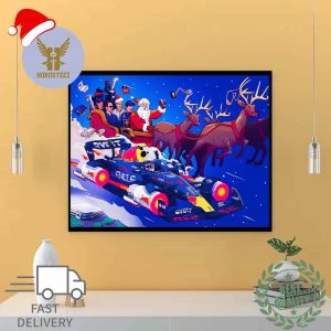 Merry Christmas And Happy Holidays From Oracle Red Bull Racing F1 Official Poster