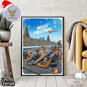 Merry Christmas And Happy Holidays From Your Arrow Mclaren Family IndyCar Official Poster