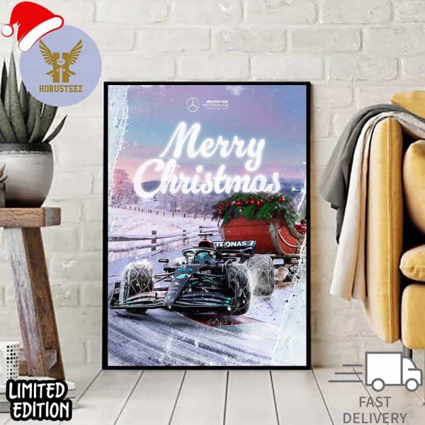 Merry Christmas From Mercedes AMG F1 Official Poster