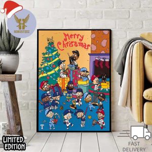 Merry Christmas From The World Champs Texas Rangers MLB Official Poster
