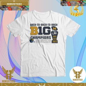 Michigan Wolverines Logo 2023 Big 10 Trophy Conference Champions Unisex T-Shirt