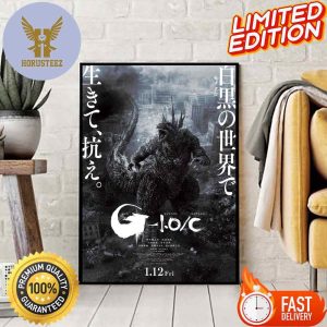 Movie Godzilla Minus One In Balck And White Version Home Decor Poster