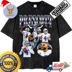 NFL Dallas Cowboys Player Dak Prescott Unisex Football T-shirt