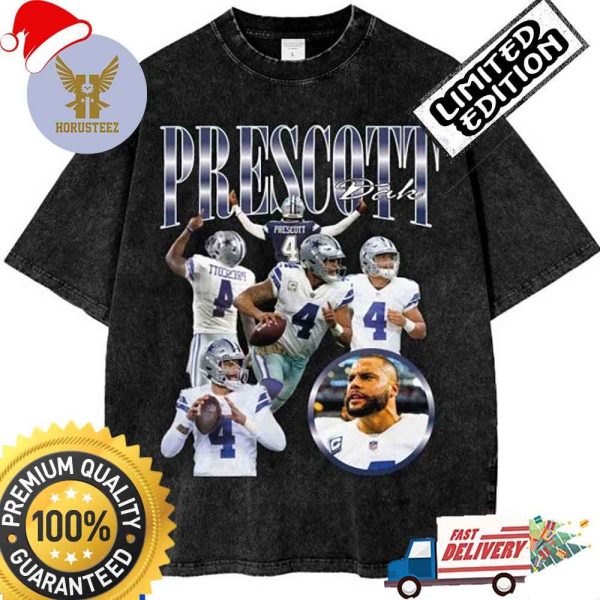 NFL Dallas Cowboys Player Dak Prescott Unisex Football T-shirt