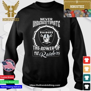 Never Underestimate The Power Of The Las Vegas Raiders Unisex T-Shirt