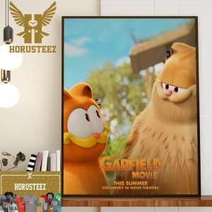 New Poster For The Garfield Movie Summer 2024 Exclusively In Movie Theaters Home Decor Poster Canvas