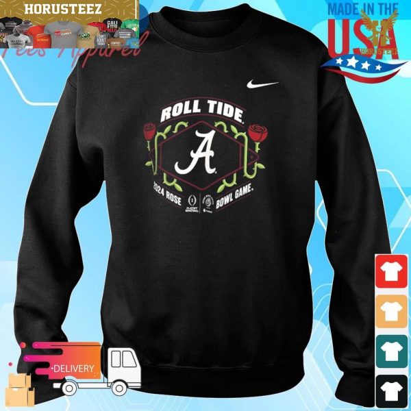 Nike Alabama Crimson Tide College Football Playoff 2024 Rose Bowl Unisex T-Shirt