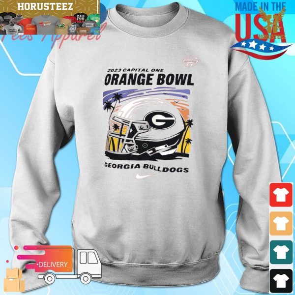 Nike Georgia Bulldogs 2023 Orange Bowl Illustrated Unisex T-Shirt