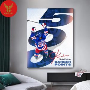 No One Will Ever Wear Number 20 For The New York Rangers Like Chris Kreider Again Home Decor Poster Canvas