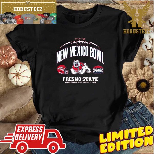 Official 2023 New Mexico Bowl Fresno State Football Unisex T-Shirt