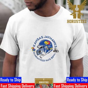 Official Kansas Jayhawks Helmet 2023 Guaranteed Rate Bowl Unisex T-Shirt
