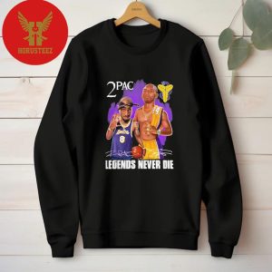 Official Lakers 2 Pac Tupac Shakur And Kobe Bryant Legends Never Die Signatures Unisex T-Shirt