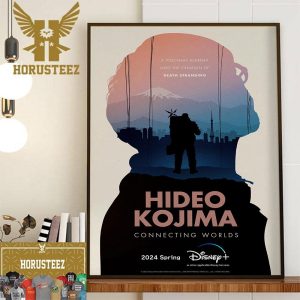 Official Poster For Hideo Kojima Connecting Worlds Spring 2024 Home Decor Poster Canvas