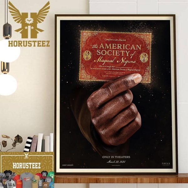 Official Poster For The American Society Of Magical Negroes Home Decor Poster Canvas