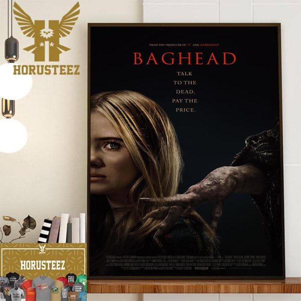 Official Poster For The Horror Movie Baghead Talk To The Dead Pay The Price Home Decor Poster Canvas