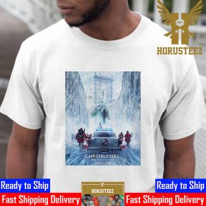 Official Poster Ghostbusters Frozen Empire 2024 Movie Coming Soon Unisex T-Shirt