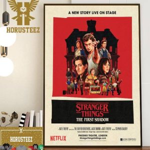 Official Poster Stranger Things The First Shadow A New Story Live On Stage Stranger Things On Stage Home Decor Poster Canvas