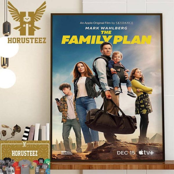 Official Poster The Family Plan Movie 2023 Home Decor Poster Canvas