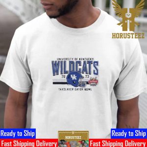 Official University Of Kentucky Wildcats 2023 Taxslayer Gator Bowl Unisex T-Shirt