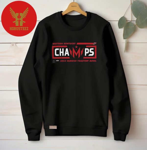 Official Western Kentucky Hilltoppers Champions 2023 Famous Toastery Bowl College Football Games Unisex T-Shirt