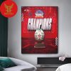 Wonderful The Cricket Celebration Bowl 2023 Champions Of Florida A And M Football Home Decor Poster Canvas