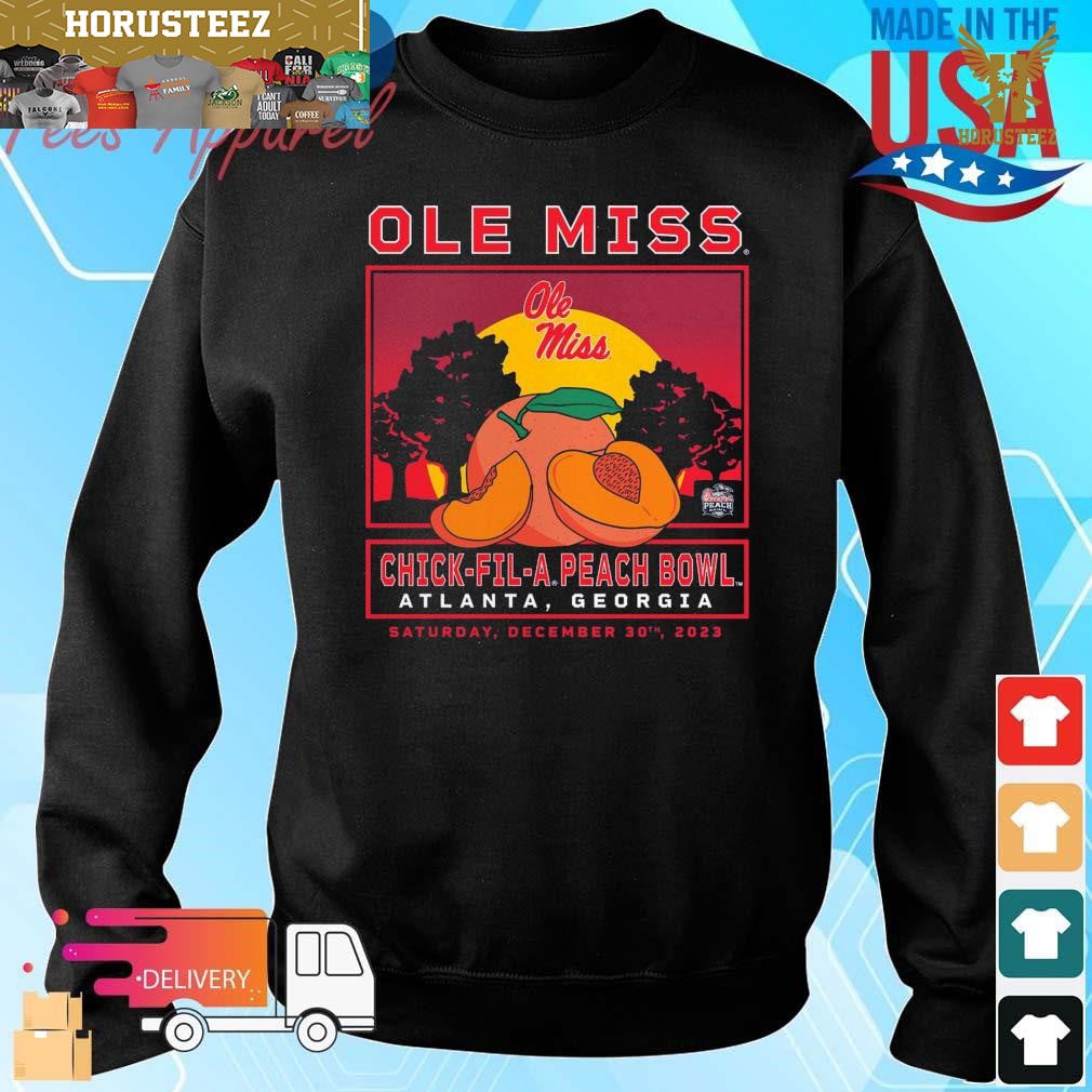 Ole Miss Rebels 2023 Chick-fil-A Peach Bowl ornament, hoodie