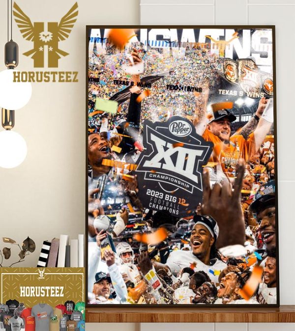 One More Time For The Big12 Conference Champs Home Decor Poster Canvas