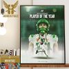 Oregon Football Player Jackson Powers-Johnson Is The Walter Camp First Team All-American Home Decor Poster Canvas