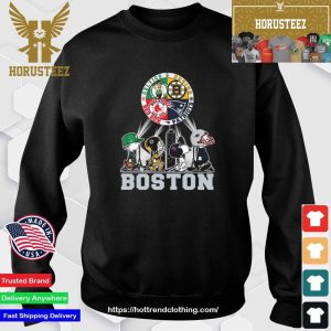 Peanuts Snoopy Boston City Celtics Bruins Red Sox Patriots Unisex T-Shirt