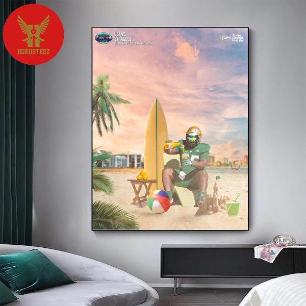 Perfect Win For South Florida Bulls Football Get The 2023 Boca Raton Bowl Champions NCAA Football Home Decor Poster Canvas