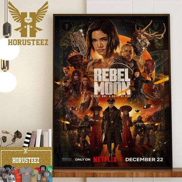 Rebel Moon Part One A Child Of Fire Official Poster Home Decor Poster Canvas