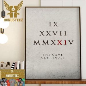 SAW XI The Game Continues Announced Official Teaser Poster Home Decor Poster Canvas
