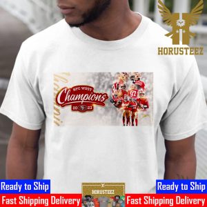 San Francisco 49ers Go Back-to-Back As NFC West Champions 2023 Unisex T-Shirt