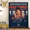 Saturday Showdown Matchup For Denver Broncos Vs Detroit Lions In NFL Home Decor Poster Canvas